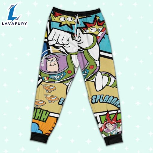 Disney Toy Story Buzz Lightyear Action Comic Pajamas Set – Family Disneyland Matching Pajamas Set