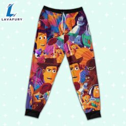 Disney Toy Story Colorful Summer Tropical Pajamas Set - Movie Cartoon Holiday Pajamas