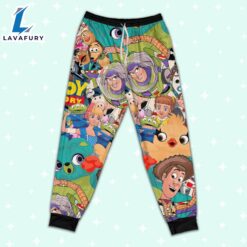 Disney Toy Story Seamless Tropical Style Pajamas Set - Movie Cartoon Holiday Pajamas