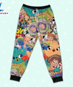 Disney Toy Story Seamless Tropical Style Pajamas Set - Movie Cartoon Holiday Pajamas