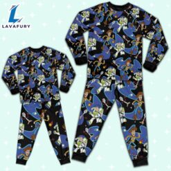 Disney Toy Story Woody Buzz Lightyear Forky Awesome Pajamas Set - Movie Cartoon Holiday Pajamas