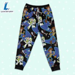 Disney Toy Story Woody Buzz Lightyear Forky Awesome Pajamas Set - Movie Cartoon Holiday Pajamas