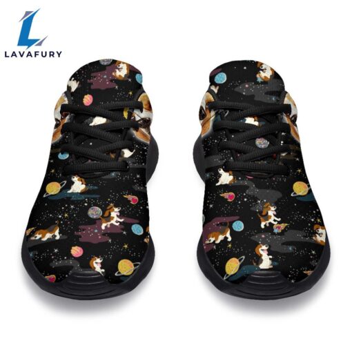 Dog Beagle Sneakers Sporty Shoes Funny