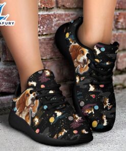 Dog Beagle Sneakers Sporty Shoes Funny