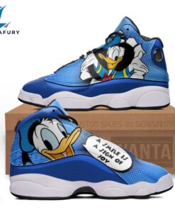 Donald J13 Sneakers Custom Comic Style Shoes