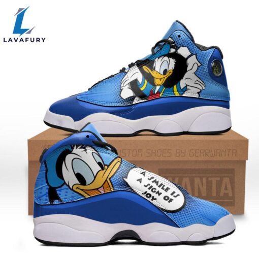 Donald J13 Sneakers Custom Comic Style Shoes