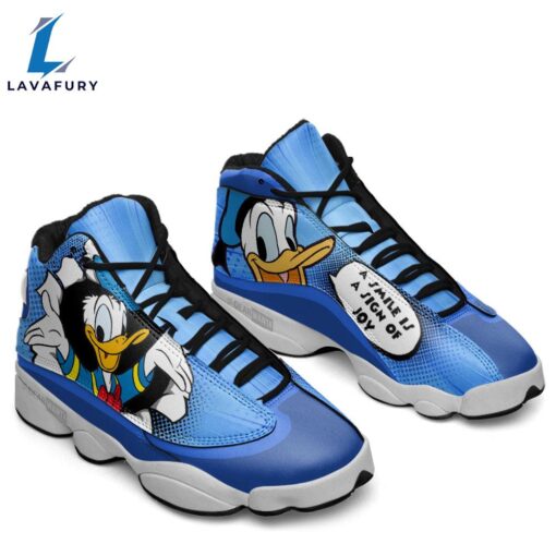 Donald J13 Sneakers Custom Comic Style Shoes