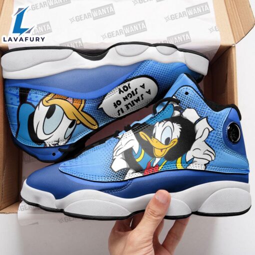 Donald J13 Sneakers Custom Comic Style Shoes