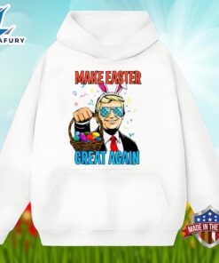 Donald Trump Bunny With Make Easter Day Great Again Shirt