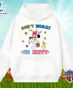 Dont Worry Be Hoppy With Easter Minnie Mouse Shirt Design