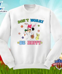 Dont Worry Be Hoppy With Easter Minnie Mouse Shirt Design