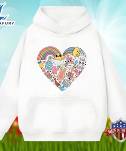 Easter Bunny In Heart Shirt Holiday