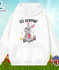 Easter Bunny Witg So Hoppin Boujee Unisex Shirt