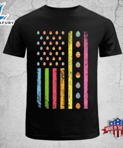 Easter Day American Eggs Flag…