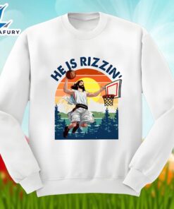 Easter Jesus He Is Rizzin Vintage Shirt