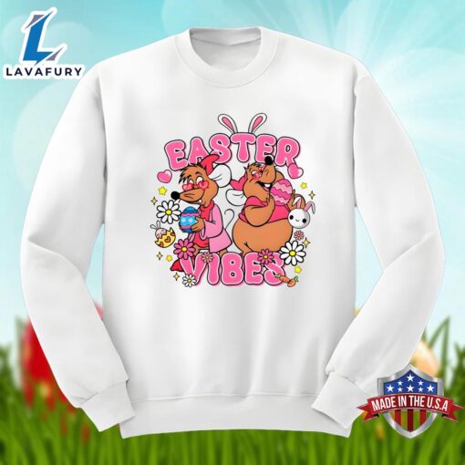 Easter Vibes With Cinderella Jaq And Gus Gus Shirt Men Women