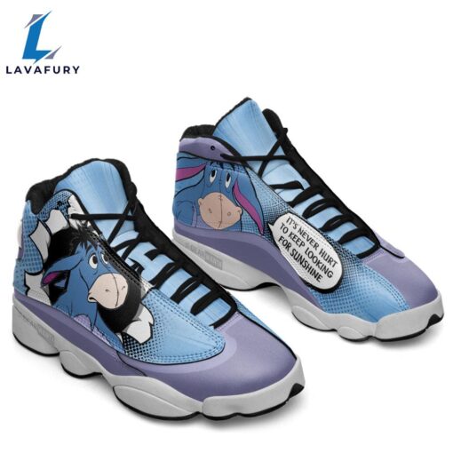 Eeyore J13 Sneakers Custom Comic Style Shoes