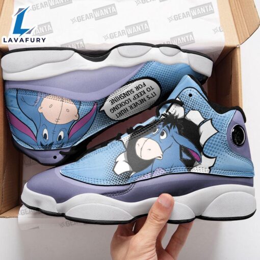 Eeyore J13 Sneakers Custom Comic Style Shoes