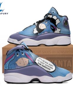 Eeyore J13 Sneakers Custom Comic Style Shoes