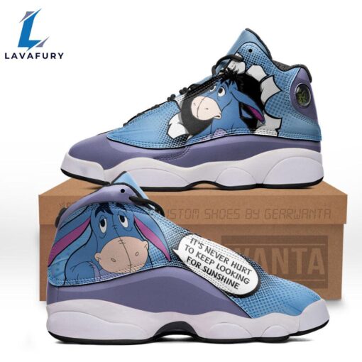 Eeyore J13 Sneakers Custom Comic Style Shoes