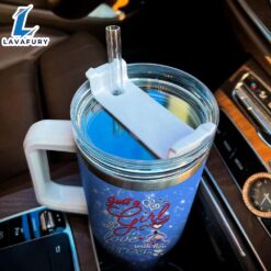 Eeyore Printed Tumbler With Handle And Straw Lid