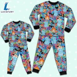 Elemental Ember and Wade Summer Tropical Pajamas Set - Movie Cartoon Holiday Pajamas