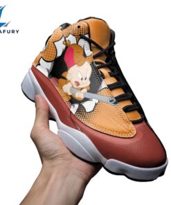 Elmer Fudd J13 Sneakers Custom Comic Style Shoes