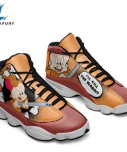 Elmer Fudd J13 Sneakers Custom Comic Style Shoes