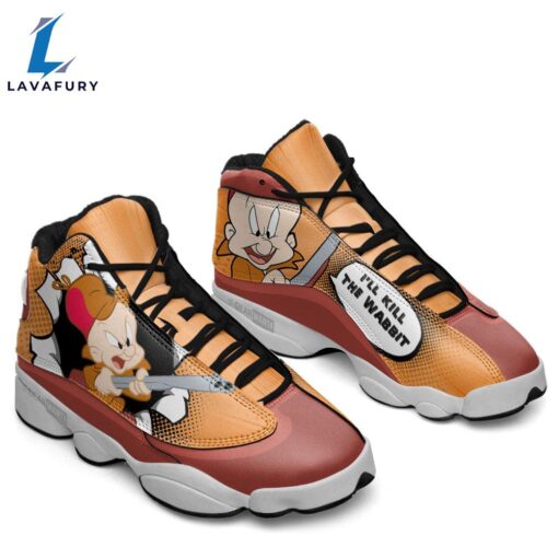 Elmer Fudd J13 Sneakers Custom Comic Style Shoes