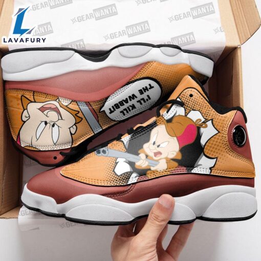 Elmer Fudd J13 Sneakers Custom Comic Style Shoes