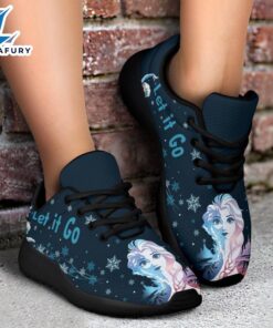 Frozen Let It Go Sneakers Sporty Elsa Custom Idea