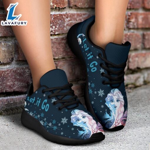 Frozen Let It Go Sneakers Sporty Elsa Custom Idea