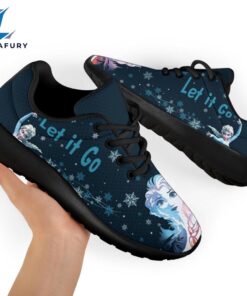 Frozen Let It Go Sneakers Sporty Elsa Custom Idea