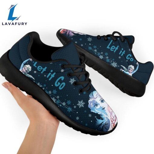 Frozen Let It Go Sneakers Sporty Elsa Custom Idea