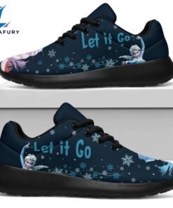 Frozen Let It Go Sneakers Sporty Elsa Custom Idea