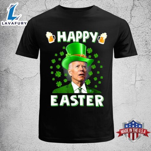 Funny Joe Biden Easter Confused St Patricks Day Easter Shirt