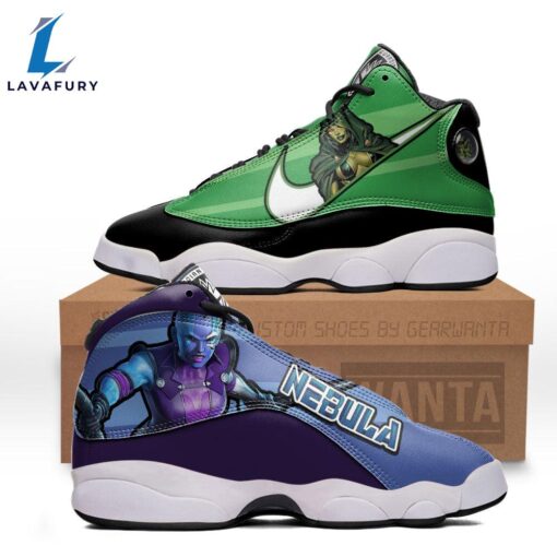 Gamora vs Nebula J13 Sneakers Super Heroes Custom Shoes