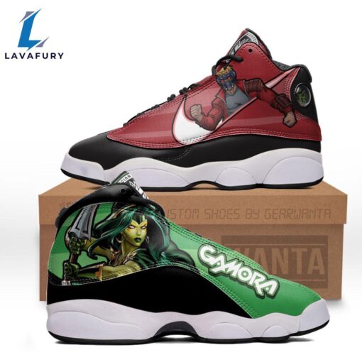 Gamora vs Starlord J13 Sneakers Super Heroes Custom Shoes