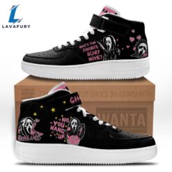 Ghostface High Top Air Force Shoes Custom Scream Horror Movie