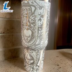 Glow In The Dark Character Printed 40oz Tumbler