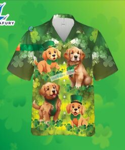 Golden Retriever Shamrock St Patricks…