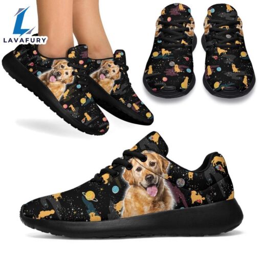 Golden Retriever Sneakers Sporty Shoes Funny For Golden Dog Lover