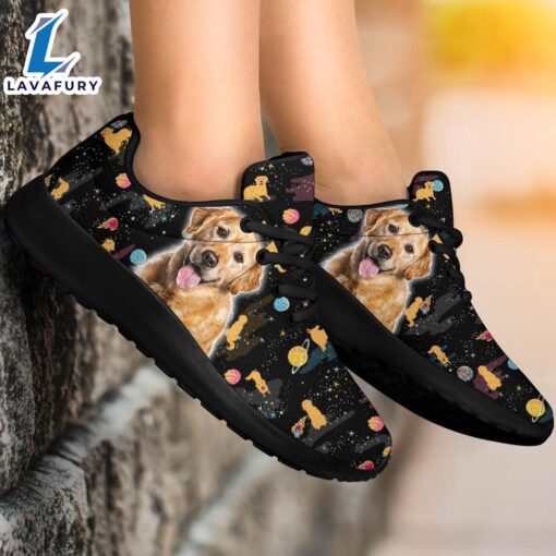 Golden Retriever Sneakers Sporty Shoes Funny For Golden Dog Lover