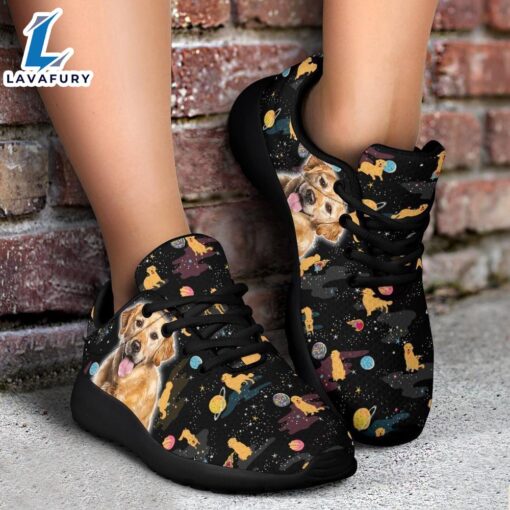 Golden Retriever Sneakers Sporty Shoes Funny For Golden Dog Lover