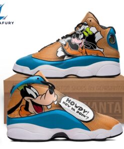 Goofy J13 Sneakers Custom Comic Style Shoes