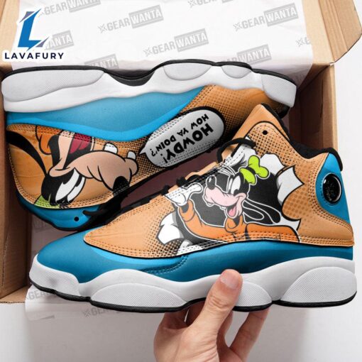 Goofy J13 Sneakers Custom Comic Style Shoes