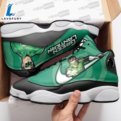 Green Lantern J13 Sneakers Super Heroes Custom Shoes