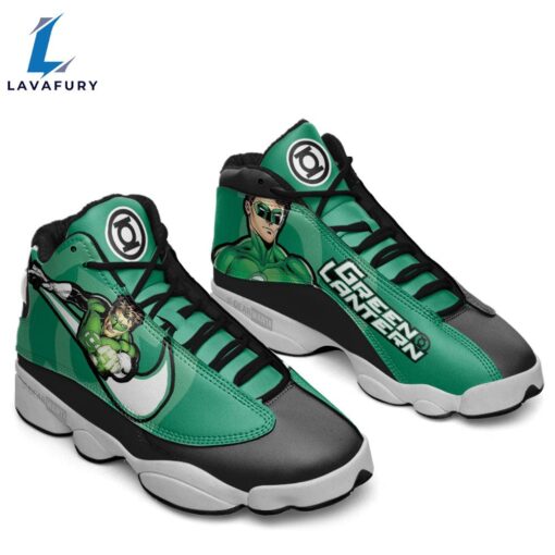 Green Lantern J13 Sneakers Super Heroes Custom Shoes