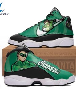 Green Lantern J13 Sneakers Super Heroes Custom Shoes