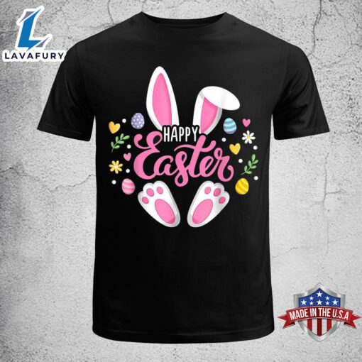 Happy Easter Bunny Rabbit Face Funny Easter Day Shirt